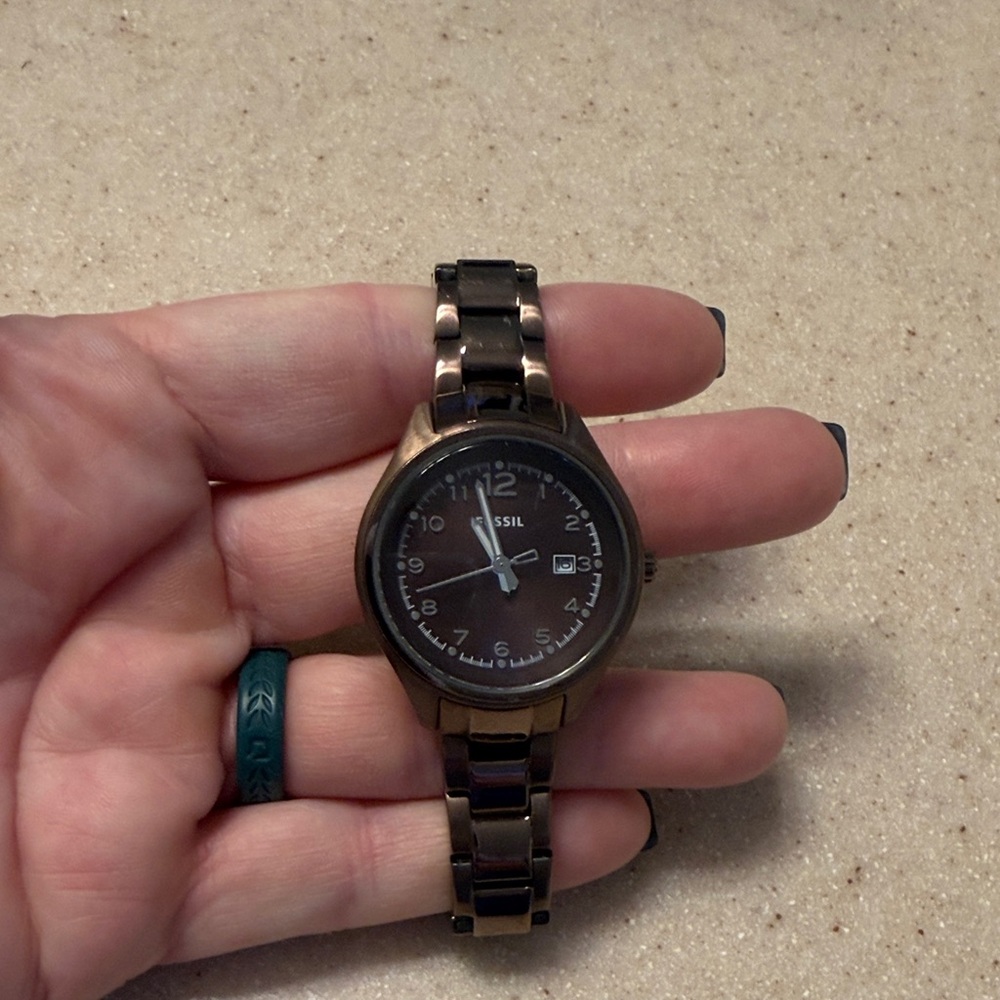 Fossil Brown Stainless Steel Watch